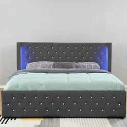 Meubler Design Lit Coffre Design Avec Led OSMOS - Gris - 160x200 10 Meubler Design Lit Coffre Design Avec Led OSMOS - Gris - 160x200 -Talamo Magasin lit coffre design avec led osmos gris 160x200 7938989 20089925 1200x1200