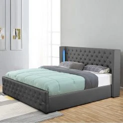 Meubler Design Lit Coffre Design Avec Led OSMOS - Gris - 180x200 8 Meubler Design Lit Coffre Design Avec Led OSMOS - Gris - 180x200 -Talamo Magasin lit coffre design avec led osmos gris 180x200 7938847 20089445 1200x1200