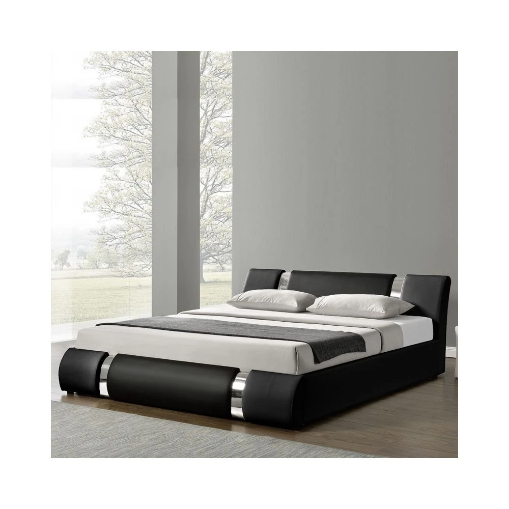 Meubler Design Lit Coffre Sommier Relevable Nova - Noir - 140x190 4 Meubler Design Lit Coffre Sommier Relevable Nova - Noir - 140x190 – Image 2