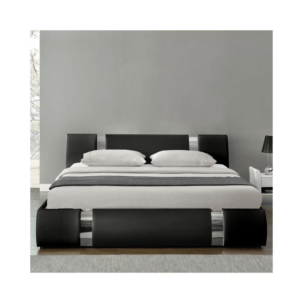 Meubler Design Lit Coffre Sommier Relevable Nova - Noir - 140x190 7 Meubler Design Lit Coffre Sommier Relevable Nova - Noir - 140x190 – Image 5