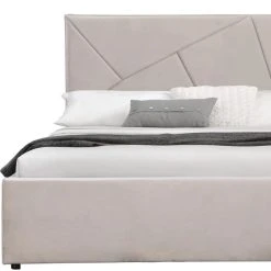 Meubler Design Lit Coffre Velours Damard - Velours Taupe - 140x190 -Talamo Magasin lit coffre velours damard velours taupe 140x190 11657264 30682732 732 1140x1140