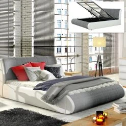 Meubler Design LIT COFFRE XENON AVEC SOMMIER - Gris Tissu - 180x200 8 Meubler Design LIT COFFRE XENON AVEC SOMMIER - Gris Tissu - 180x200 -Talamo Magasin lit coffre xenon avec sommier gris tissu 180x200 7938991 20089931 1200x1200 1