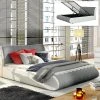 Meubler Design LIT COFFRE XENON AVEC SOMMIER - Gris Tissu - 180x200 -Talamo Magasin lit coffre xenon avec sommier gris tissu 180x200 7938991 20089931 1200x1200