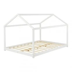 En.casa Lit D'Enfant Forme Maison Cerro Avec Matelas Mousse à Froid 120 X 200... -Talamo Magasin lit denfant forme maison cerro avec matelas mousse a froid 120 x 200 cm blanc encasa 11399124 29787008 1140x1140