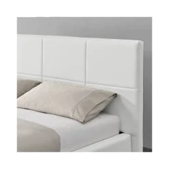 Meubler Design Lit Design Alexi Avec Sommier Et Coffre De Rangement - Blanc - 180x200 -Talamo Magasin lit design alexi avec sommier et coffre de rangement 3