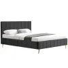 Meubler Design Lit Design Sommier Velours Pied Or Auster - Velours Noir - 160x200 -Talamo Magasin lit design sommier velours pied or auster velours noir 160x200 12619360 33877830 1140x1140