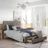 Marque Generique Lit Double 140 X 200 Cm Lit D'ameublement Velours - Gris -Talamo Magasin lit double 140 x 200 cm lit dameublement velours gris 13463110 36843368 1140x1140