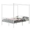 En.casa Lit Double à Baldaquin Finström En Métal 140 X 200 Cm Blanc Mat [en... -Talamo Magasin lit double a baldaquin finstrom en metal 140 x 200 cm blanc mat encasa 11498462 30072404 1140x1140