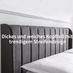 Marque Generique Lit Double Avec Tête De Lit Et 2 Tiroirs Pour Adulte Enfants 140x200 ... 9 Marque Generique Lit Double Avec Tête De Lit Et 2 Tiroirs Pour Adulte Enfants 140x200 ... -Talamo Magasin lit double avec tete de lit et 2 tiroirs pour adulte enfants 140x200 cm gris 13200574 35861882 1140x1140