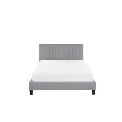 Beliani Lit Double En Tissu Gris Clair 140 X 200 Cm POITIERS -Talamo Magasin lit double en tissu gris clair 140 x 200 cm poitiers 10731980 27945850 1140x1140