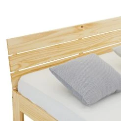 IDIMEX Lit Double THOMAS, En Pin Massif, 140 X 190 Cm, Vernis Naturel -Talamo Magasin lit double thomas en pin massif 140 x 190 cm vernis naturel 12155854 32289788 1140x1140