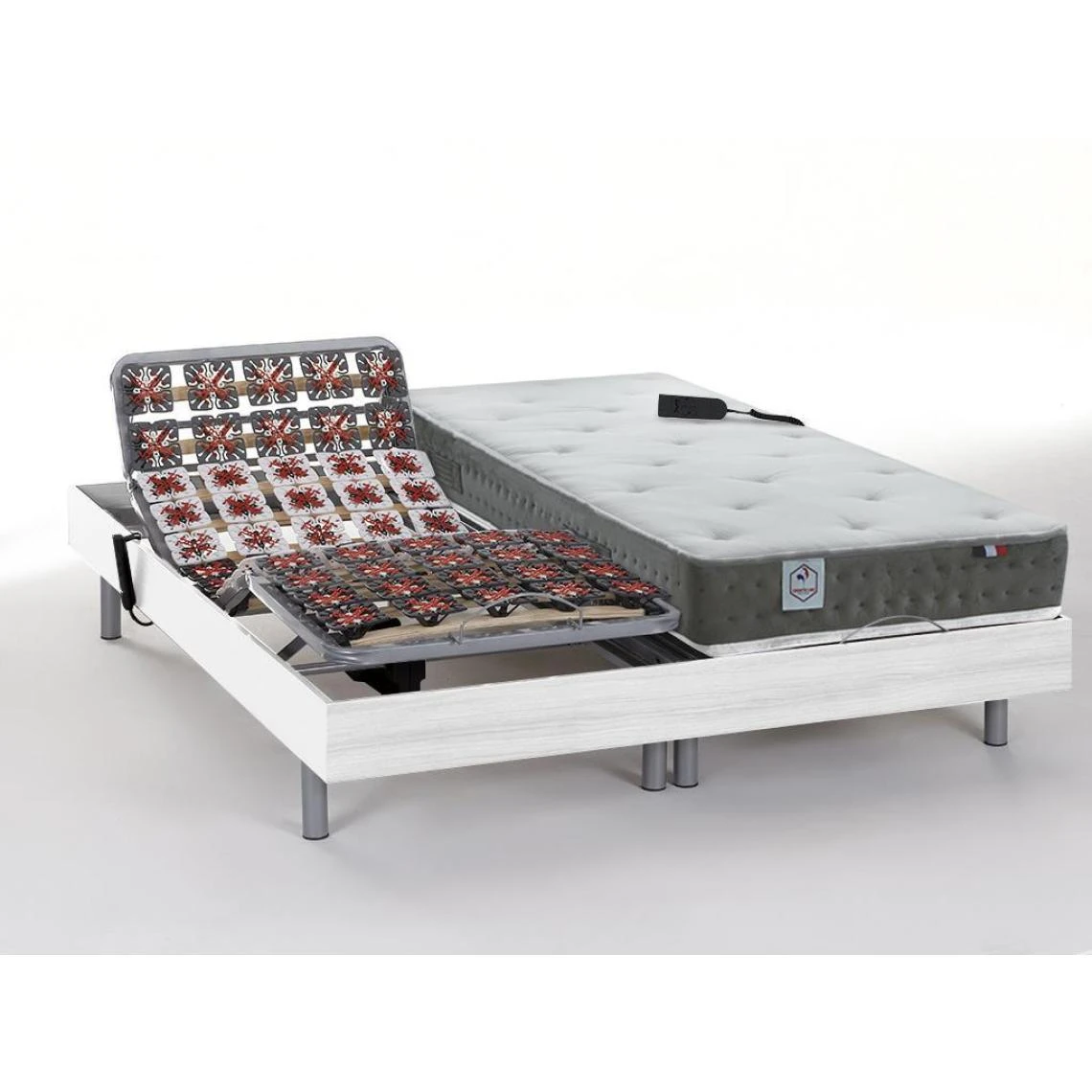 Vente-unique Lit électrique Relaxation Tout Plots Matelas à Mémoire De Forme Et ... 3 Vente-unique Lit électrique Relaxation Tout Plots Matelas à Mémoire De Forme Et ...