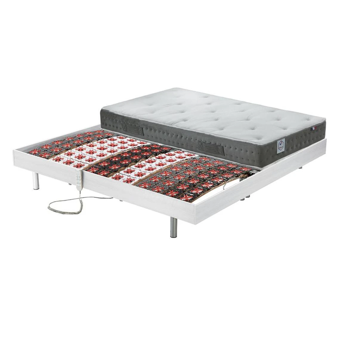 Vente-unique Lit électrique Relaxation Tout Plots Matelas à Mémoire De Forme Et ... 4 Vente-unique Lit électrique Relaxation Tout Plots Matelas à Mémoire De Forme Et ... – Image 2