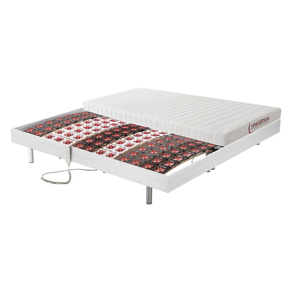 Vente-unique Lit électrique Relaxation Tout Plots Matelas Accueil Latex - 2 X 70 X... 4 Vente-unique Lit électrique Relaxation Tout Plots Matelas Accueil Latex - 2 X 70 X... – Image 2