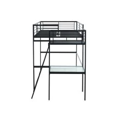 Vente-unique Lit Mezzanine CASUAL II - 140 X 190 Cm - Plateforme Bureau - Anthraci... 11 Vente-unique Lit Mezzanine CASUAL II - 140 X 190 Cm - Plateforme Bureau - Anthraci... -Talamo Magasin lit enfant 328959