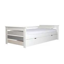 Vente-unique Lit Gigogne Banquette CELIANE - 2 X 90 X 190 Cm - MDF - Blanc 10 Vente-unique Lit Gigogne Banquette CELIANE - 2 X 90 X 190 Cm - MDF - Blanc -Talamo Magasin lit enfant 347711