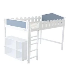 Marque Generique Lit Enfant Lit Mezzanine Superposé Pin Massif Blanc 120 X 200 Cm 9 Marque Generique Lit Enfant Lit Mezzanine Superposé Pin Massif Blanc 120 X 200 Cm -Talamo Magasin lit enfant lit mezzanine superpose pin massif blanc 120 x 200 cm 13463140 36843522 1140x1140