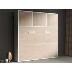 Vente-unique Lit Escamotable Ouverture Horizontale Manuelle - 140 X 200 Cm - Avec R... -Talamo Magasin lit escamotable elianor 13593968 37332910 1140x1140