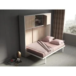 Vente-unique Lit Escamotable Ouverture Horizontale Manuelle - 140 X 200 Cm - Avec R... -Talamo Magasin lit escamotable elianor 13593968 37332912 1140x1140