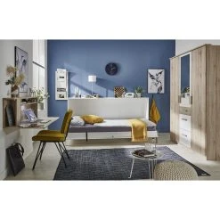 Pegane Lit Escamotable Horizontal Coloris Blanc - Longueur 212 X Hauteur 105 ... 9 Pegane Lit Escamotable Horizontal Coloris Blanc - Longueur 212 X Hauteur 105 ... -Talamo Magasin lit escamotable horizontal coloris blanc longueur 212 x hauteur 105 x profondeur 43 117 cm 11588988 30439528 1140x1140