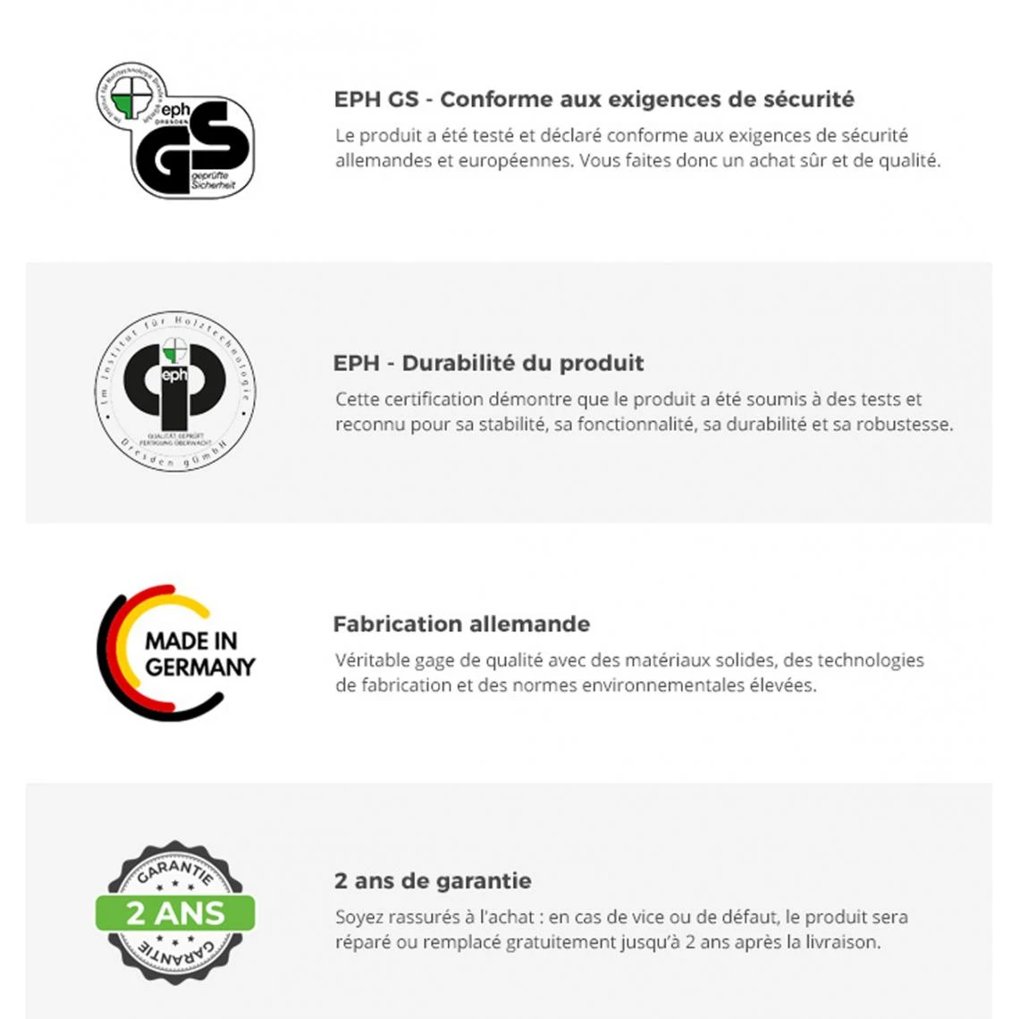 Pegane Lit Escamotable Horizontal Coloris Blanc - Longueur 212 X Hauteur 105 ... 7 Pegane Lit Escamotable Horizontal Coloris Blanc - Longueur 212 X Hauteur 105 ... – Image 5