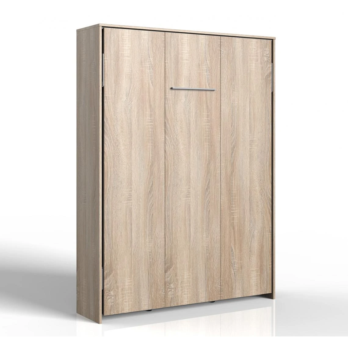 Pegane Lit Escamotable Vertical Coloris Imitation Chêne - Longueur 152 X Hau... 4 Pegane Lit Escamotable Vertical Coloris Imitation Chêne - Longueur 152 X Hau... – Image 2