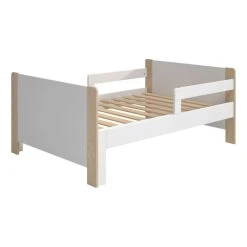 BUT Lit évolutif Avec Matelas WILLI Blanc Et Naturel -Talamo Magasin lit evolutif avec matelas willi blanc et naturel 13388248 36611730 1140x1140