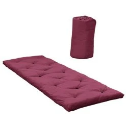 Inside 75 Lit Futon Standard BED IN A BAG Couleur Bordeaux