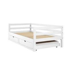 BUT Lit Gigogne 90/180x190 Cm BLOOM Blanc -Talamo Magasin lit gigogne 90180x190 cm bloom blanc 13735294 37902246 1140x1140