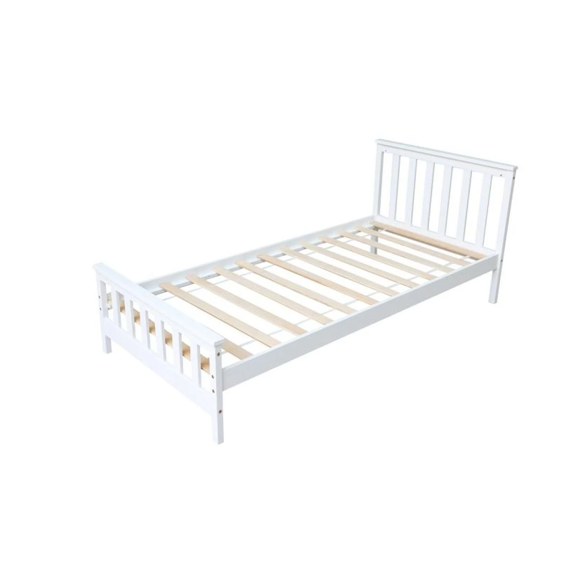 BUT Lit Gigogne 90x190 Cm PIYOU Blanc Avec Sommier 5 BUT Lit Gigogne 90x190 Cm PIYOU Blanc Avec Sommier – Image 3