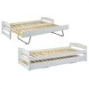 Ac-Deco Lit Gigogne 90x200 Cm VINDAS En Bois Massif Blanc -Talamo Magasin lit gigogne 90x200 cm vindas en bois massif blanc 10144288 26099700 1140x1140