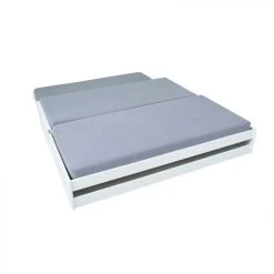 BUT Lit Gigogne Avec Tiroir 90x200 Cm LOTAR En Bois Massif Blanc -Talamo Magasin lit gigogne avec tiroir 90x200 cm lotar en bois blanc 9868856 25462488 1140x1140