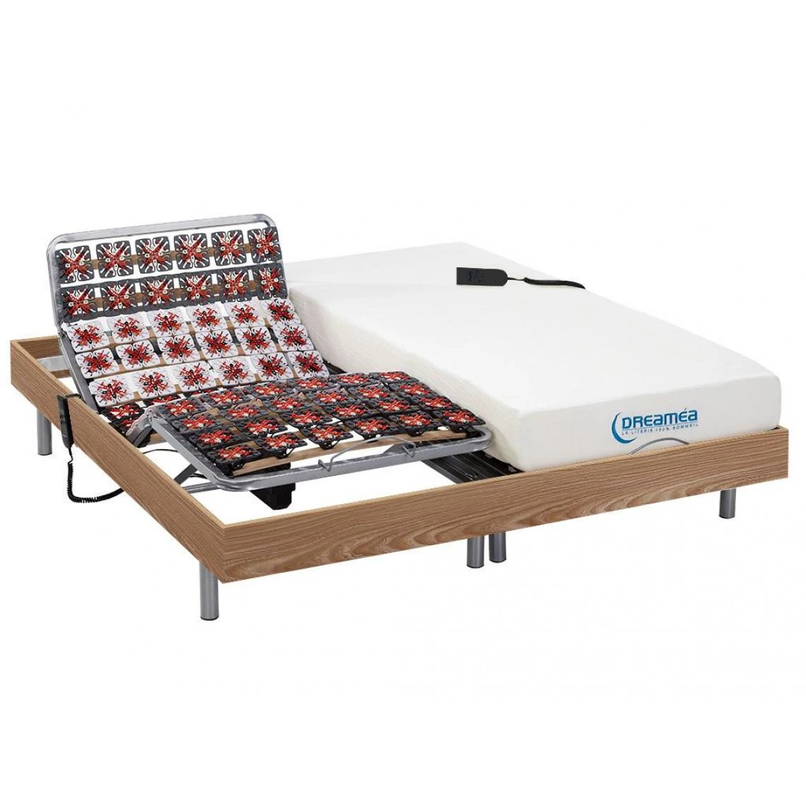 Vente-unique Lit électrique Relaxation Tout Plots Matelas Mémoire De Forme HESIOD... 3 Vente-unique Lit électrique Relaxation Tout Plots Matelas Mémoire De Forme HESIOD...