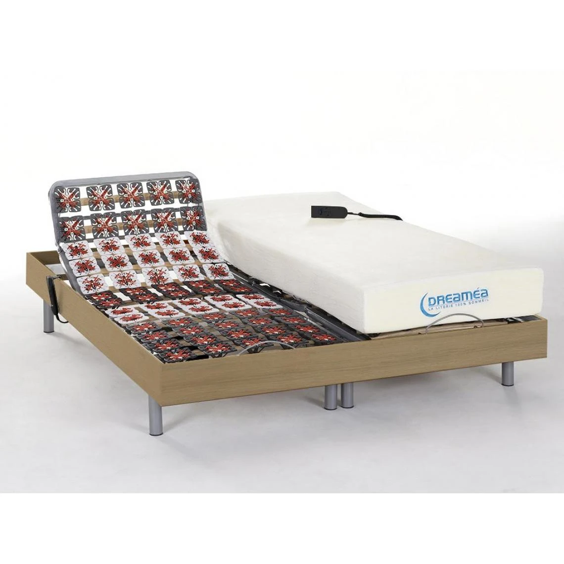 Vente-unique Lit électrique Relaxation Tout Plots Matelas Mémoire De Forme HESIOD... 3 Vente-unique Lit électrique Relaxation Tout Plots Matelas Mémoire De Forme HESIOD...