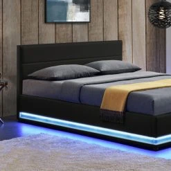 Meubler Design Lit Led Avec Coffre De Rangement AVA - Noir - 140x190 10 Meubler Design Lit Led Avec Coffre De Rangement AVA - Noir - 140x190 -Talamo Magasin lit led avec coffre de rangement ava noir 140x190 7938251 20087553 1200x1200