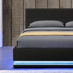Meubler Design Lit Led Avec Coffre De Rangement AVA - Noir - 140x190 11 Meubler Design Lit Led Avec Coffre De Rangement AVA - Noir - 140x190 -Talamo Magasin lit led avec coffre de rangement ava noir 140x190 7938251 20087555 1200x1200