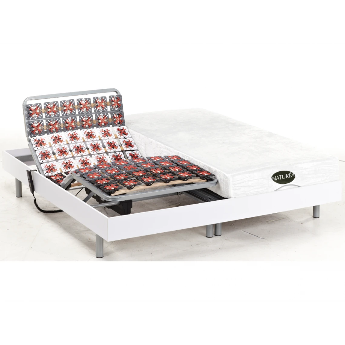 Vente-unique Lit électrique Relaxation Tout Plots Matelas Mémoire De Forme Et Bam... 3 Vente-unique Lit électrique Relaxation Tout Plots Matelas Mémoire De Forme Et Bam...