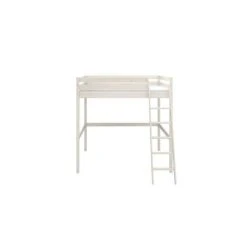 CSTORE Lit Mezzanine Enfant - 140 X 190 Cm - Pin Massif Blanchi - Sommier Inc... -Talamo Magasin lit mezzanine enfant 140 x 190 cm pin massif blanchi sommier inclus erika 11713714 30874940 1140x1140