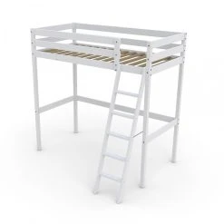 Le Quai Des Affaires Lit Mezzanine STUDIO 90x200 + 1 Sommier / Blanc 9 Le Quai Des Affaires Lit Mezzanine STUDIO 90x200 + 1 Sommier / Blanc -Talamo Magasin lit mezzanine studio 90x200 1 sommier blanc 10950306 28599600 1140x1140