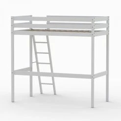 Le Quai Des Affaires Lit Mezzanine STUDIO 90x200 + 1 Sommier / Blanc 10 Le Quai Des Affaires Lit Mezzanine STUDIO 90x200 + 1 Sommier / Blanc -Talamo Magasin lit mezzanine studio 90x200 1 sommier blanc 10950306 28599602 1140x1140