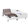 Vente-unique Lit électrique Relaxation Tout Plots Matelas Ressorts Ensachés Et M?...