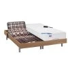 Vente-unique Lit électrique Relaxation Tout Plots Matelas Ressorts Ensachés Et M?...