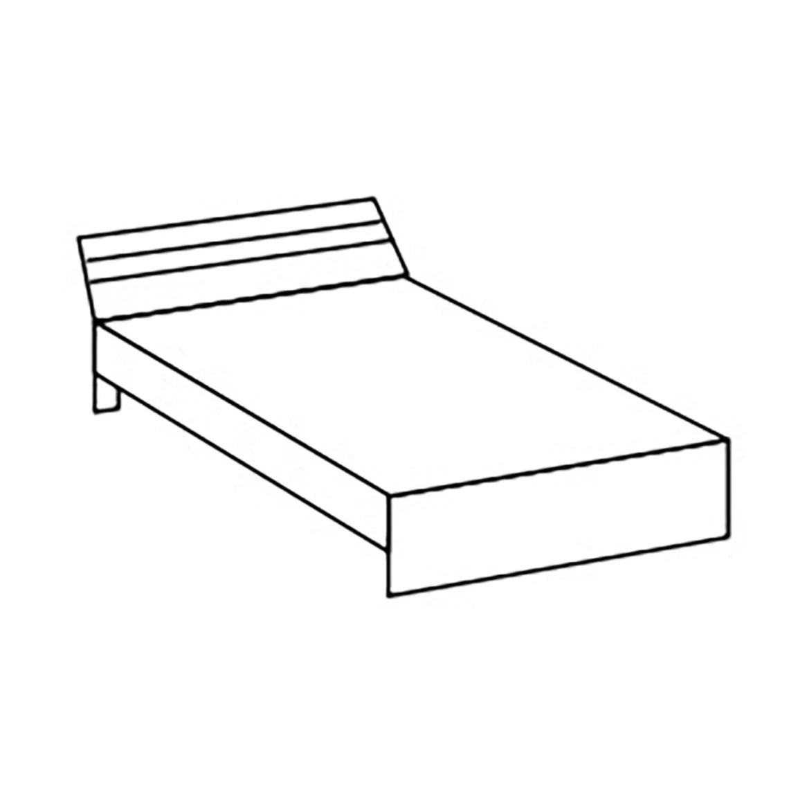 Pegane Lit Pour Enfant Coloris Imitation Chêne San Remo, Rechampis Blanc - ... 4 Pegane Lit Pour Enfant Coloris Imitation Chêne San Remo, Rechampis Blanc - ... – Image 2