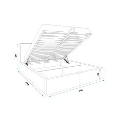 Interbeds Lit Rembourré Hilton Avec Rangement 180x200 En Blanc Cassé 10 Interbeds Lit Rembourré Hilton Avec Rangement 180x200 En Blanc Cassé -Talamo Magasin lit rembourre hilton avec rangement 180x200 en blanc casse 12692222 1016336 36 1140x1140