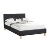 IDIMEX Lit Simple LILLE, 120 X 190 Cm, Capitonné Avec Sommier, Revêtement E... 2 IDIMEX Lit Simple LILLE, 120 X 190 Cm, Capitonné Avec Sommier, Revêtement E... -Talamo Magasin lit simple lille 120 x 190 cm capitonne avec sommier revetement en tissu noir 8194259 20888097 1140x1140