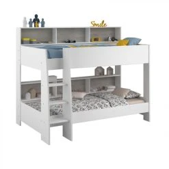 BUT Lit Superposé 90x200 Cm TAYLOR 2 Blanc Et Gris 9 BUT Lit Superposé 90x200 Cm TAYLOR 2 Blanc Et Gris -Talamo Magasin lit superpose 90x200 cm taylor 2 blanc et gris 9163723 23922791 1140x1140