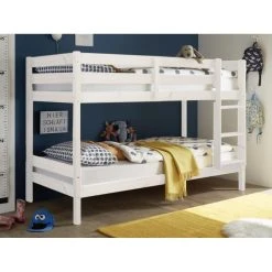 Mobistoxx Lit Superposé Morianne 90x200 Cm Blanc Sans Sommier