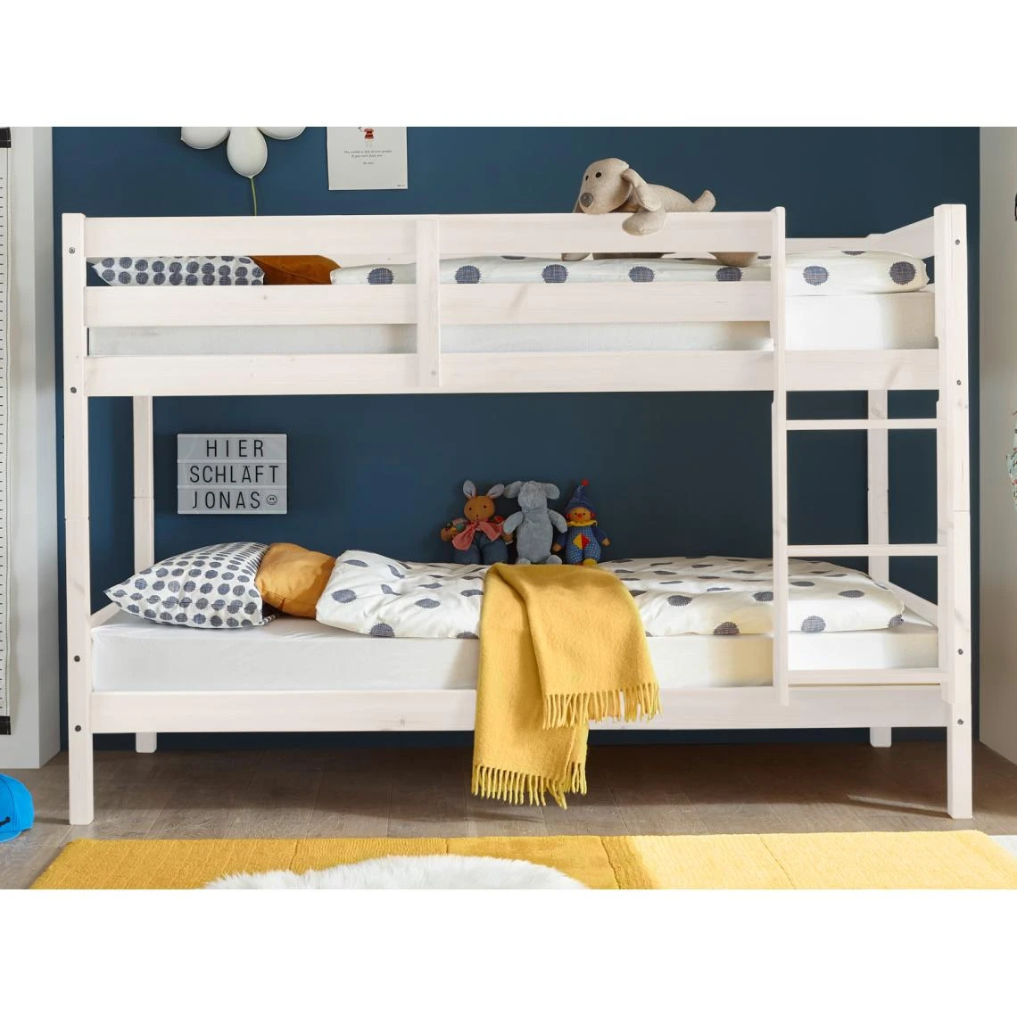 Mobistoxx Lit Superposé Morianne 90x200 Cm Blanc Sans Sommier 4 Mobistoxx Lit Superposé Morianne 90x200 Cm Blanc Sans Sommier – Image 2