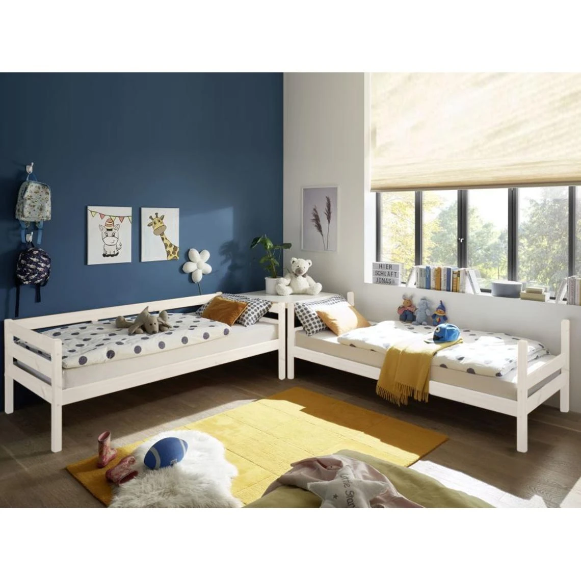 Mobistoxx Lit Superposé Morianne 90x200 Cm Blanc Sans Sommier 5 Mobistoxx Lit Superposé Morianne 90x200 Cm Blanc Sans Sommier – Image 3