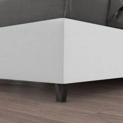 Autrement Talamo Italia Lit Coffre Simple Mozart, Fabriqué En Italie, Structure... 9 Autrement Talamo Italia Lit Coffre Simple Mozart, Fabriqué En Italie, Structure... -Talamo Magasin lit talamo italia avec bac simple mozart blanc tissu polyester 10728086 27927096 1140x1140